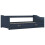 VidaXL vidaXL Pull-out Sofa Bed Frame Grey Pinewood 90x200cm Guest Sleepover Beds 3