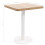 VidaXL vidaXL Bistro Table Light Brown 60cm MDF Coffee Bar Dinner Dining Desk Stand 4