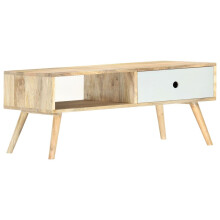 vidaXL Solid Mango Wood Coffee Table 50cm Bedroom Tea Couch Table Furniture