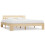 VidaXL vidaXL Bed Frame Home Bed Base Bedstead Solid Pine Wood 180x200 cm Super King 1