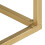 VidaXL vidaXL Solid Mango Wood Console Table Black and Gold 90cm Hall Display Stand 5
