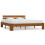 VidaXL vidaXL Bed Frame Bed Base Honey Brown Solid Pine Wood 180x200 cm Super King 1