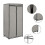 VidaXL vidaXL Kleiderschrank Grau 7550160 cm 1