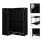 VidaXL vidaXL Eckkleiderschrank Schwarz 130 x 87 x 169 cm 1
