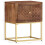 VidaXL vidaXL Solid Mango Wood Bedside Cabinet Bedroom Living Room Side Cabinets 7