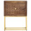 VidaXL vidaXL Solid Mango Wood Bedside Cabinet Bedroom Living Room Side Cabinets 4