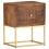 VidaXL vidaXL Solid Mango Wood Bedside Cabinet Bedroom Living Room Side Cabinets 10