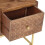 VidaXL vidaXL Solid Mango Wood Bedside Cabinet Bedroom Living Room Side Cabinets 5