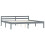 VidaXL vidaXL Bed Frame Bed Base Bedstead Grey Solid Pine Wood 180x200 cm Super King 2