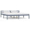 VidaXL vidaXL Bed Frame Bed Base Bedstead Grey Solid Pine Wood 180x200 cm Super King 1