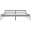 VidaXL vidaXL Bed Frame Bed Base Bedstead Grey Solid Pine Wood 180x200 cm Super King 3