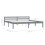 VidaXL vidaXL Bed Frame Bed Base Bedstead Grey Solid Pine Wood 180x200 cm Super King 7