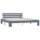 VidaXL vidaXL Bed Frame Bed Base Bedstead Grey Solid Pine Wood 180x200 cm Super King 2