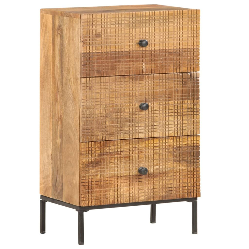 vidaXL Solid Mango Wood Sideboard 45x30x75cm End Console Tables Lowboards