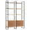VidaXL vidaXL Solid Mango Wood 4-Tier Bookcase 124cm Book Racks Display Unit Cabinet 5