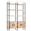 VidaXL vidaXL Solid Mango Wood 4-Tier Bookcase 124cm Book Racks Display Unit Cabinet 9