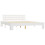 VidaXL vidaXL Bed Frame Bed Base Bedstead White Solid Pine Wood 180x200 cm Super King 2