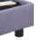 VidaXL vidaXL Bed Frame without Mattress Bed Base Light Grey Fabric 135x190 cm Double 6