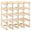 VidaXL vidaXL Wine Rack 20 Bottle Solid Pinewood Display Holder Storage Cabinet Shelf 2
