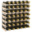 VidaXL vidaXL Wine Rack 42 Bottle Solid Pinewood Display Holder Storage Cabinet Shelf 1