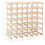 VidaXL vidaXL Wine Rack 42 Bottle Solid Pinewood Display Holder Storage Cabinet Shelf 5