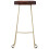 VidaXL vidaXL 2x Solid Mango Wood Gavin Bar Stools 45x40x78cm Kitchen Dining Seat 4