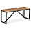 VidaXL vidaXL Solid Mango Wood Bench 110x35x45cm Home Hallway Entryway Table Stand 1