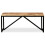 VidaXL vidaXL Solid Mango Wood Bench 110x35x45cm Home Hallway Entryway Table Stand 2