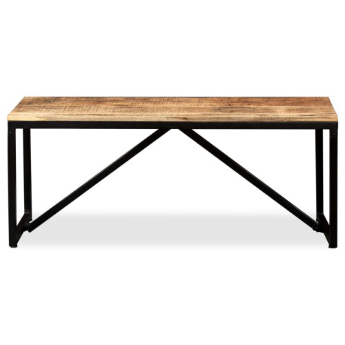 VidaXL vidaXL Solid Mango Wood Bench 110x35x45cm Home Hallway Entryway Table Stand 1