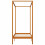 VidaXL vidaXL Solid Pine Wood Canopy Bed Frame Honey Brown 100x200cm Single Beds 4