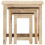VidaXL vidaXL 3x Solid Mango Wood Nesting Tables Accent End Desks Telephone Stands 2