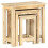 VidaXL vidaXL 3x Solid Mango Wood Nesting Tables Accent End Desks Telephone Stands 3