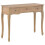 VidaXL vidaXL Dressing Console Table with 3 Drawers Brown Console Makeup Vanity Desk 1