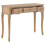 VidaXL vidaXL Dressing Console Table with 3 Drawers Brown Console Makeup Vanity Desk 2