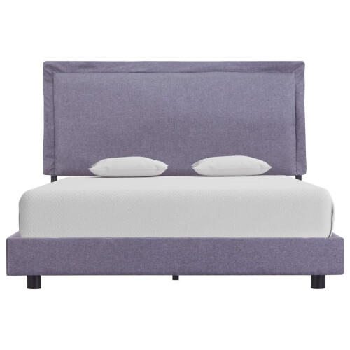 VidaXL vidaXL Bed Frame without Mattress Bed Base Light Grey Fabric 135x190 cm Double 1