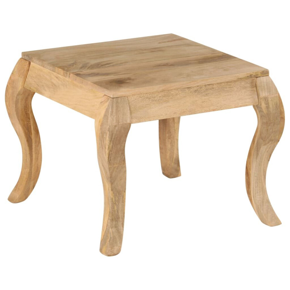 Vidaxl Solid Mango Wood End Table 45X45x40cm Display Stand Desk Furniture