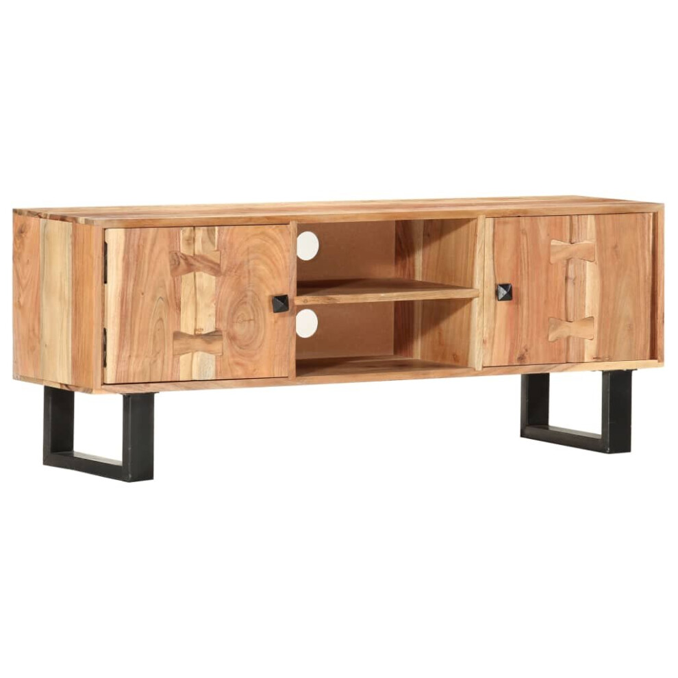 Vidaxl Solid Acacia Wood Tv Cabinet 118X30x45cm Entertainment Centre Stand