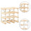VidaXL vidaXL Wine Rack 12 Bottle Solid Pinewood Display Holder Storage Cabinet Shelf 4
