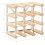 VidaXL vidaXL Wine Rack 12 Bottle Solid Pinewood Display Holder Storage Cabinet Shelf 5