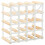 VidaXL vidaXL Wine Rack 20 Bottle Solid Pinewood Display Holder Storage Cabinet Shelf 3