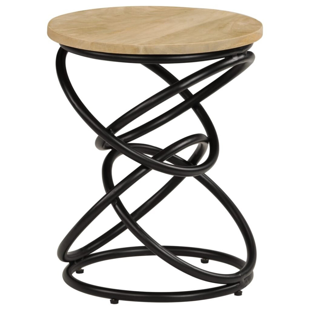 Vidaxl Solid Mango Wood End Table Living Room Side Telephone Display Stand