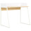 VidaXL vidaXL Computer Desk with Elevated Back White and Oak Office Writing Table 1