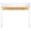 VidaXL vidaXL Computer Desk with Elevated Back White and Oak Office Writing Table 2