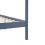 VidaXL vidaXL Solid Pine Wood Canopy Bed Frame Grey 100x200cm Single Wooden Beds 6