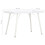 VidaXL vidaXL Computer Desk White Corner Wooden Writing Desktop Office Workstation 6