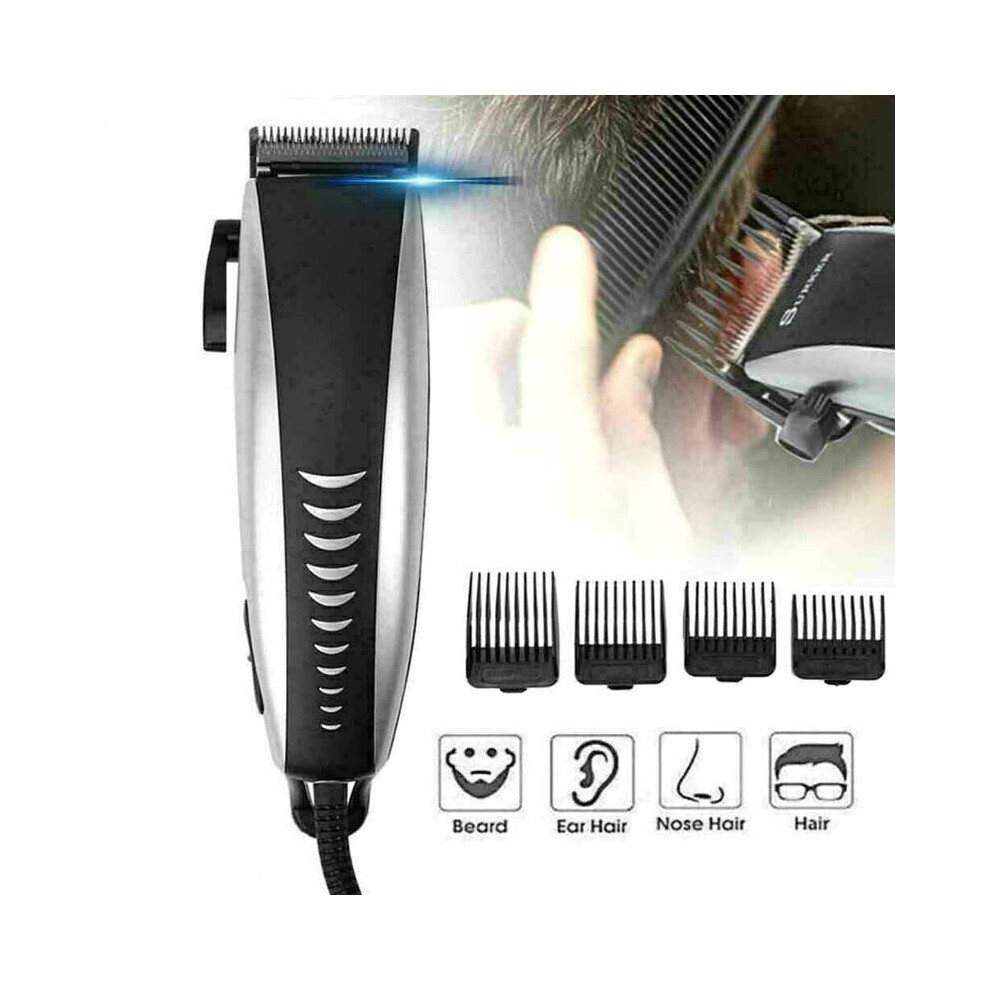 Men Professional Electric Hair Clipper Shaver Trimmer Cutter Grooming Kit Set