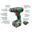 Bosch Bosch 18v L-Ion Cordless Combi Drill 2 x Batts + Charger PSB 1800 LI-2 3