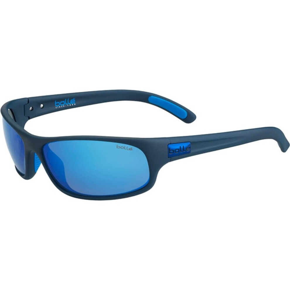 Bolle Anaconda Sunglasses (Matt Mono Blue / Polarized Offshore Blue oleo AR)