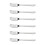 Tramontina Essentials Cake Fork Set of 6 1