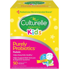 Culturelle, Kids, Purely Probiotics,  1+ Years, Unflavored, 50 Single Serve Packets